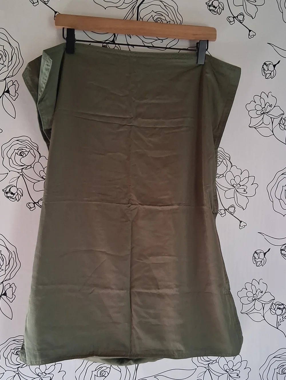 Quince 100% Bamboo Sham Set Standard W/ Envelope Closure Olive Green
